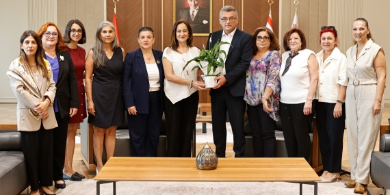 Ctp kadın örgütü’nden erhürman’a ziyaret