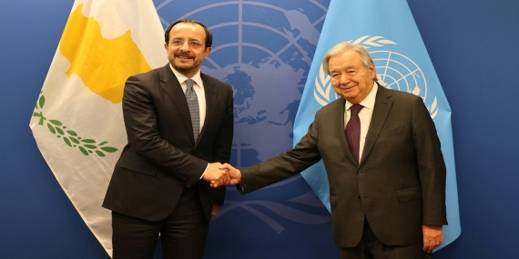 Hristodulidis New York’ta Guterres ile görüştü