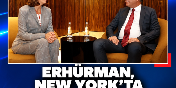 ERHÜRMAN, NEW YORK’TA HOLGUIN İLE BİR ARAYA GELDİ