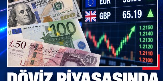 DÖVİZ PİYASASINDA GÜNÜN RAKAMLARI BELLİ OLDU