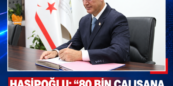 HASİPOĞLU: “80 BİN ÇALIŞANA AYLIK 400 MİLYON TL DESTEK SAĞLIYORUZ”
