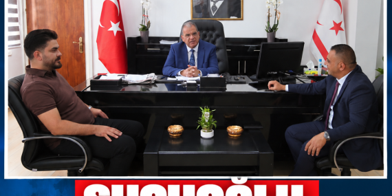 SUCUOĞLU, GAZİMAĞUSA BİRLEŞİK TAKSİCİLER BİRLİĞİ HEYETİNİ KABUL ETTİ