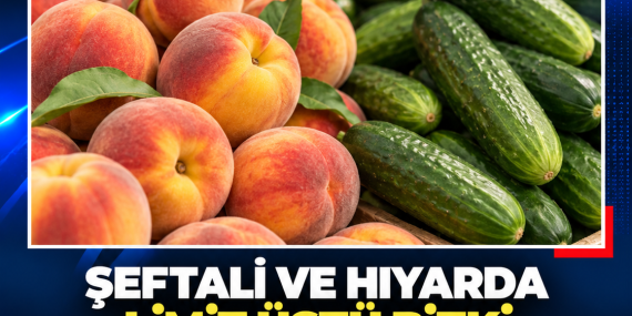 ŞEFTALİ VE HIYARDA LİMİT ÜSTÜ BİTKİ KORUMA ÜRÜNÜ TESPİT EDİLDİ