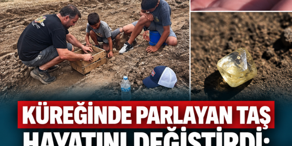 KÜREĞİNDE PARLAYAN TAŞ HAYATINI DEĞİŞTİRDİ: 3,09 KARATLIK ELMAS