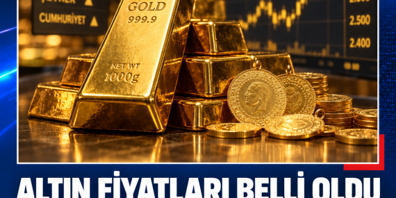 ALTINDA GÜNCEL FİYATLAR: GRAM 6.865,89 TL, ÇEYREK 11.116 TL
