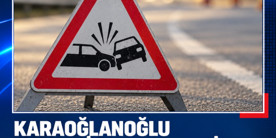 KARAOĞLANOĞLU CADDESİ’NDE OTOMOBİL İLE MOTOSİKLET ÇARPIŞTI: 1 YARALI