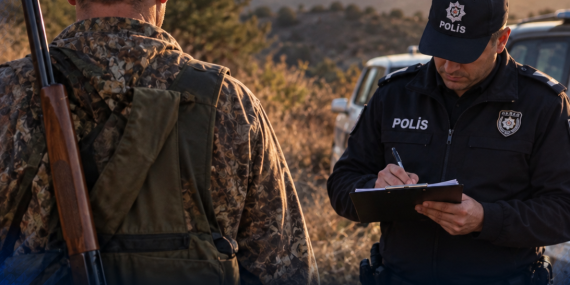 Avcı kontrollerinde 3 kişiye idari para cezası