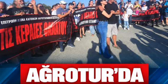 AĞROTUR’DA YENİ ANTEN PROTESTOSU: BÖLGE SAKİNLERİ EYLEM YAPTI