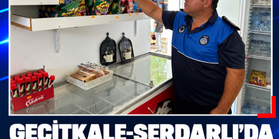 GEÇİTKALE-SERDARLI’DA OKUL KANTİNLERİNE DENETİM