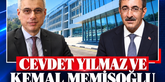 CEVDET YILMAZ VE KEMAL MEMİŞOĞLU GİRNE HASTANESİ AÇILIŞINA KATILACAK