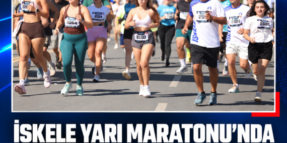 İSKELE YARI MARATONU’NDA SPOR VE DAYANIŞMA BULUŞTU