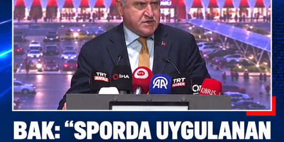 BAK: “SPORDA UYGULANAN AMBARGOYU KABUL ETMİYORUZ”