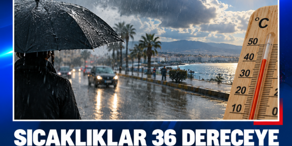 SICAKLIKLAR 36 DERECEYE KADAR ÇIKACAK, YER YER SAĞANAK BEKLENİYOR