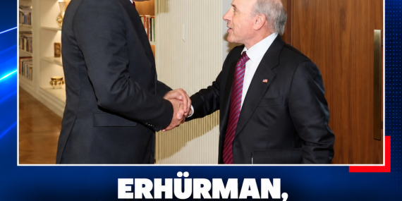 ERHÜRMAN, ABD BÜYÜKELÇİSİ BRESLOW İLE KIBRIS SORUNUNU GÖRÜŞTÜ