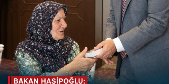 BAKAN HASİPOĞLU: “BÜYÜKLERİMİZ, GEÇMİŞİMİZDEN GELECEĞİMİZE UZANAN EN KIYMETLİ HAFIZAMIZ”