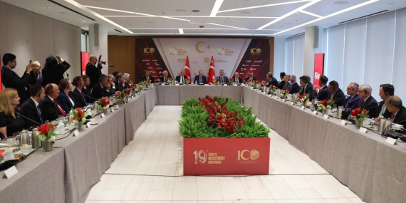 Cumhurbaşkanı Erdoğan, ABD’li dev şirketlerin yöneticileriyle bir araya geldi