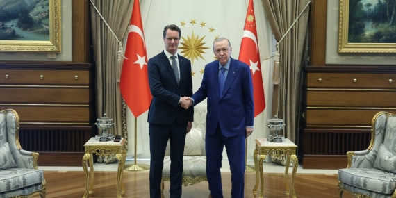 Cumhurbaşkanı Erdoğan, Almanya’nın Kuzey Ren-Vestfalya Eyaleti Başbakanı Wüst’ü kabul etti