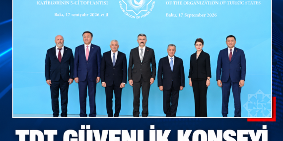 TDT GÜVENLİK KONSEYİ SEKRETERLERİ BAKÜ’DE BİR ARAYA GELDİ