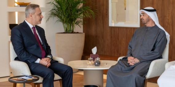 Bakan Fidan, BAE Devlet Başkanı Al Nahyan ile görüştü