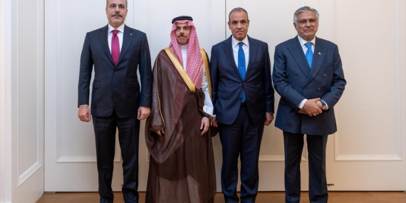 Türkiye-Mısır-Pakistan-Suudi Arabistan Dışişleri Bakanları Toplantısı düzenlendi