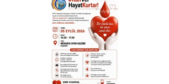 “KAN VER, HAYAT KURTAR!”: THALASSAEMİA HASTALARI İÇİN KAMPANYA