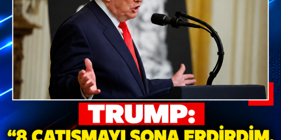 TRUMP: “8 ÇATIŞMAYI SONA ERDİRDİM, 8 NOBEL BARIŞ ÖDÜLÜ ALMALIYDIM”