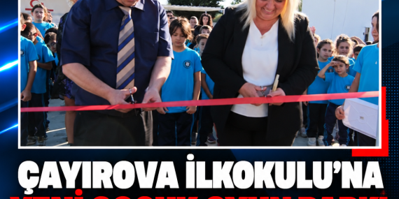 ÇAYIROVA İLKOKULU’NA YENİ ÇOCUK OYUN PARKI KAZANDIRILDI