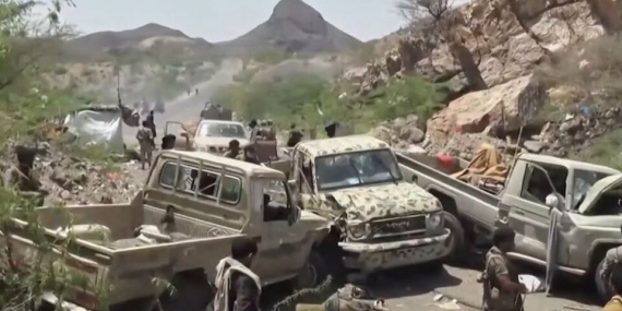 Yemen ordusuHusi hedeflerine düzenlenen 2 bin 103 saldırıda 1860 kişi öldü veya yaralandı