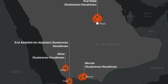 ARAP ÜLKELERİNDEN HUSİLERİN SUUDİ ARABİSTAN SALDIRILARINA TEPKİBÖLGE GÜVENLİĞİNE CİDDİ İHLAL