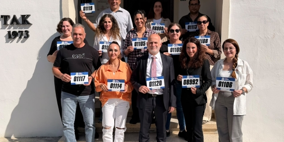 TAK PERSONELİ ÜLKER LEFKOŞA YARI MARATONU İÇİN KAYIT YAPTIRDI