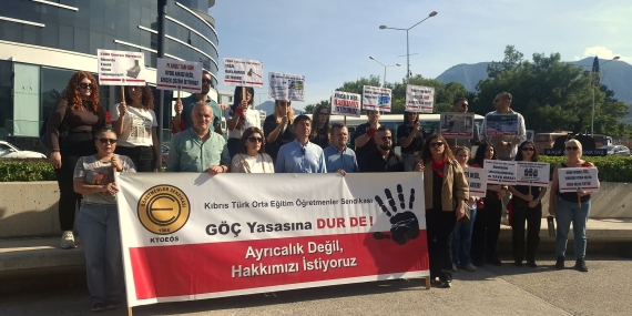 KTOEÖS, GİRNE VE ÇEVRESİNDEKİ OKULLARDA ÖĞLEDEN SONRA GREVE GİTTİ