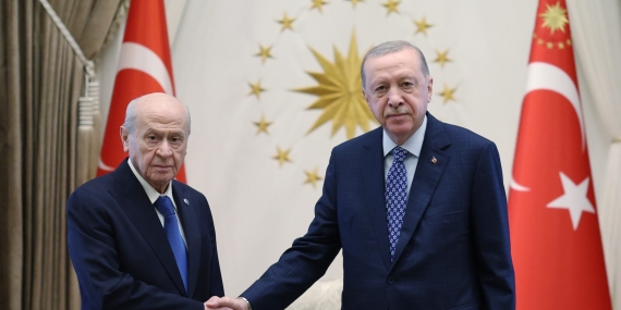 ERDOĞAN, BAHÇELİ İLE KÜLLİYE’DE BİR ARAYA GELDİ