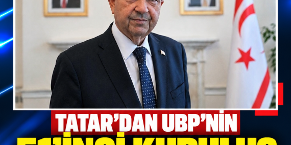 TATAR’DAN UBP’NİN 51’İNCİ KURULUŞ YIL DÖNÜMÜ MESAJI