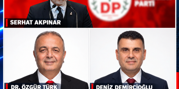 DP, LEFKOŞA VE GİRNE BELEDİYE BAŞKAN ADAYLARINI AÇIKLADI