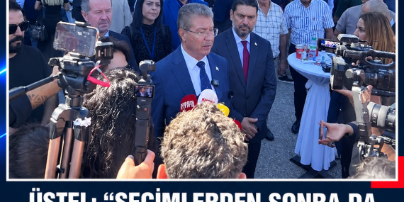 ÜSTEL: “SEÇİMLERDEN SONRA DA HÜKÜMETİ KURAN PARTİ OLACAĞIZ”