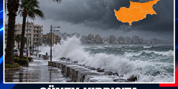 GÜNEY KIBRIS’TA TURUNCU UYARI: KUVVETLİ YAĞIŞ VE SEL RİSKİ