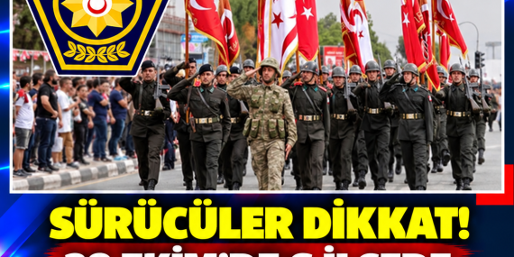 SÜRÜCÜLER DİKKAT! 29 EKİM’DE 6 İLÇEDE BAZI YOLLAR TRAFİĞE KAPATILACAK