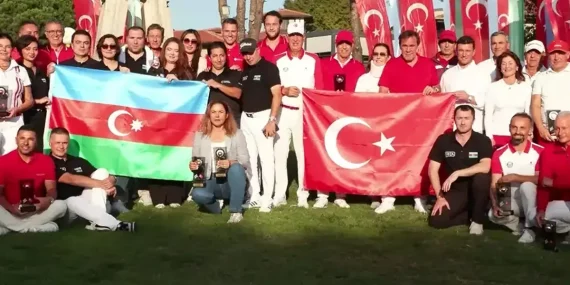 Türkiye ve Azerbaycanlı golfçüler Zafer Turnuvasında buluştu