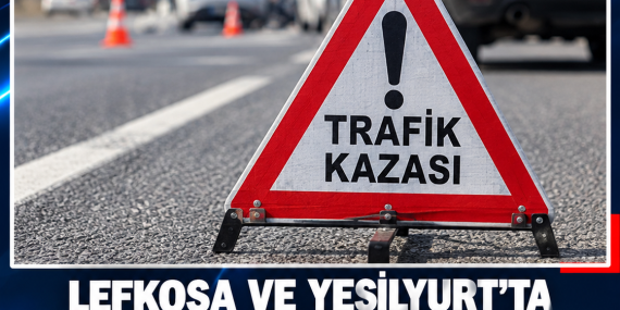 LEFKOŞA VE YEŞİLYURT’TA ALKOLLÜ SÜRÜCÜLERİN KARIŞTIĞI 2 KAZA: 1 YARALI