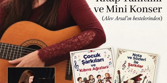 ALEV ARSAL’IN KİTAP TANITIMI VE MİNİ KONSERİ GÖNYELİ SAM’DA