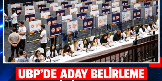 UBP’DE ADAY BELİRLEME SEÇİMİ BAŞLADI: İLK SAATTE 175 OY KULLANILDI