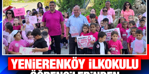 YENİERENKÖY İLKOKULU ÖĞRENCİLERİNDEN MEME KANSERİ FARKINDALIK AYI KAPSAMINDA ANLAMLI ZİYARET