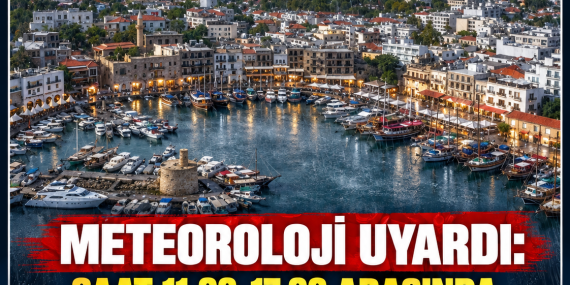 METEOROLOJİ UYARDI: SAAT 11.00-17.00 ARASINDA KUVVETLİ SAĞANAK BEKLENİYOR