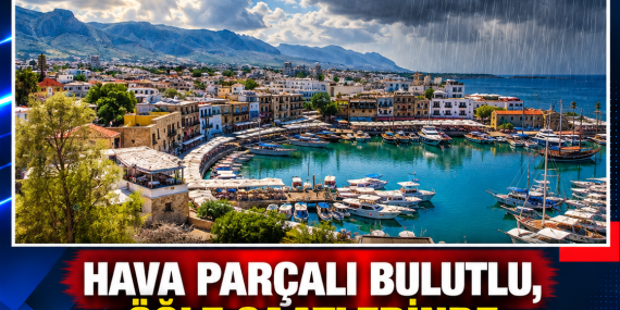 HAVA PARÇALI BULUTLU, ÖĞLE SAATLERİNDE SAĞANAK YAĞMURLU