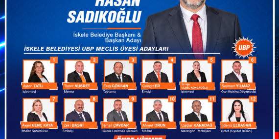 Sadıkoğlu’nun 12 kişilik belediye meclisi üyesi aday listesi belli oldu