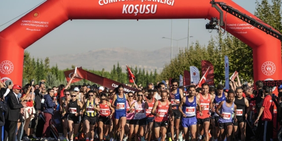 Cumhurbaşkanlığı Yarı Maratonu tamamlandı