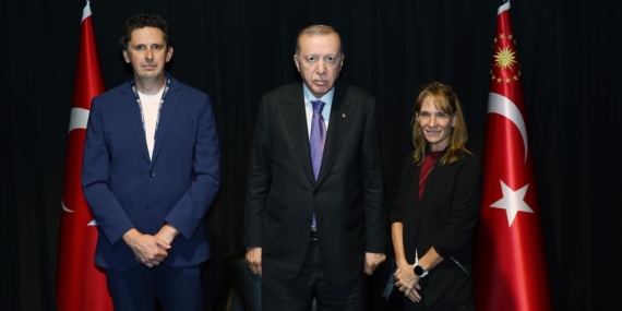 Cumhurbaşkanı Erdoğan, SpaceX yöneticilerini kabul etti
