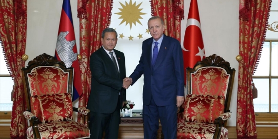 Cumhurbaşkanı Erdoğan, Kamboçya Başbakanı Manet’i kabul etti
