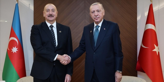 Cumhurbaşkanı Erdoğan Azerbaycan Cumhurbaşkanı Aliyev ile görüştü