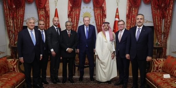 Cumhurbaşkanı Erdoğan, 6 ülkenin dışişleri bakanlarını kabul etti